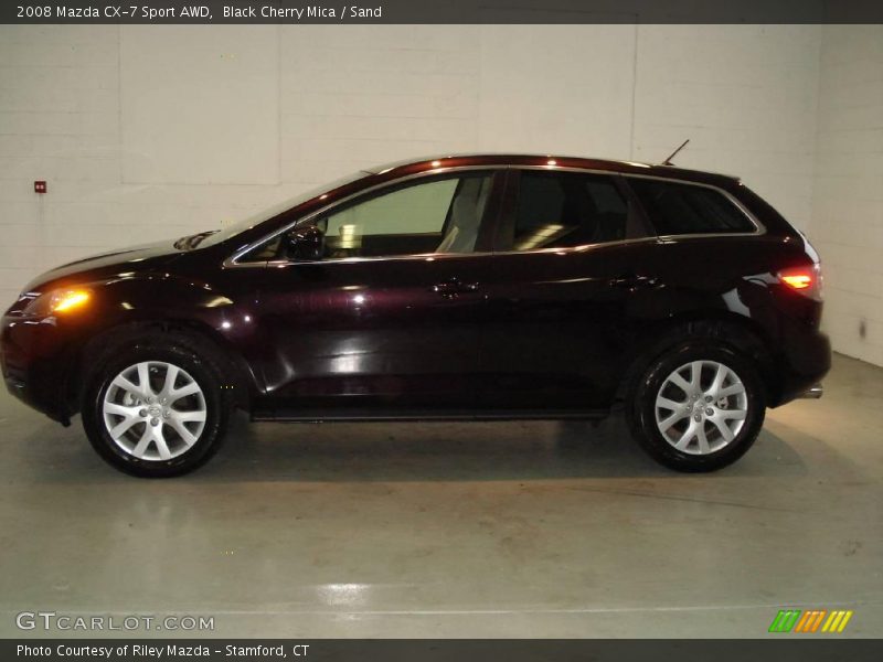 Black Cherry Mica / Sand 2008 Mazda CX-7 Sport AWD