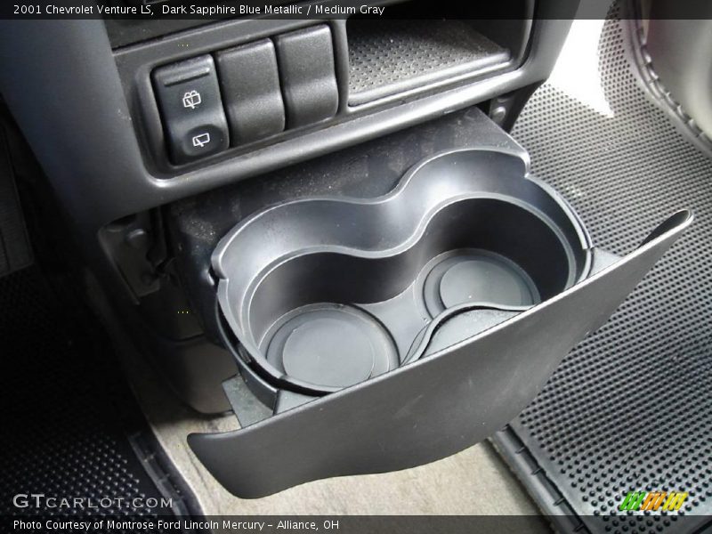 Dark Sapphire Blue Metallic / Medium Gray 2001 Chevrolet Venture LS