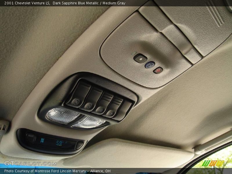 Dark Sapphire Blue Metallic / Medium Gray 2001 Chevrolet Venture LS