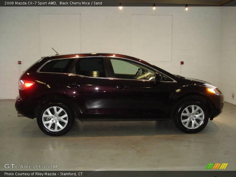 Black Cherry Mica / Sand 2008 Mazda CX-7 Sport AWD