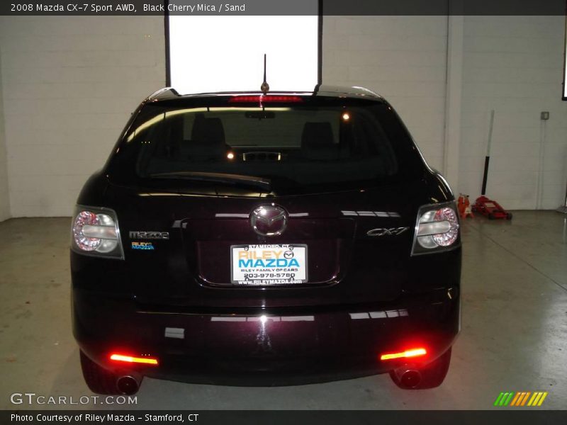 Black Cherry Mica / Sand 2008 Mazda CX-7 Sport AWD