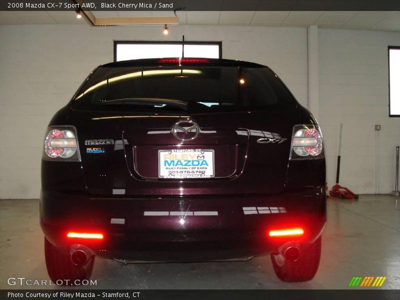 Black Cherry Mica / Sand 2008 Mazda CX-7 Sport AWD