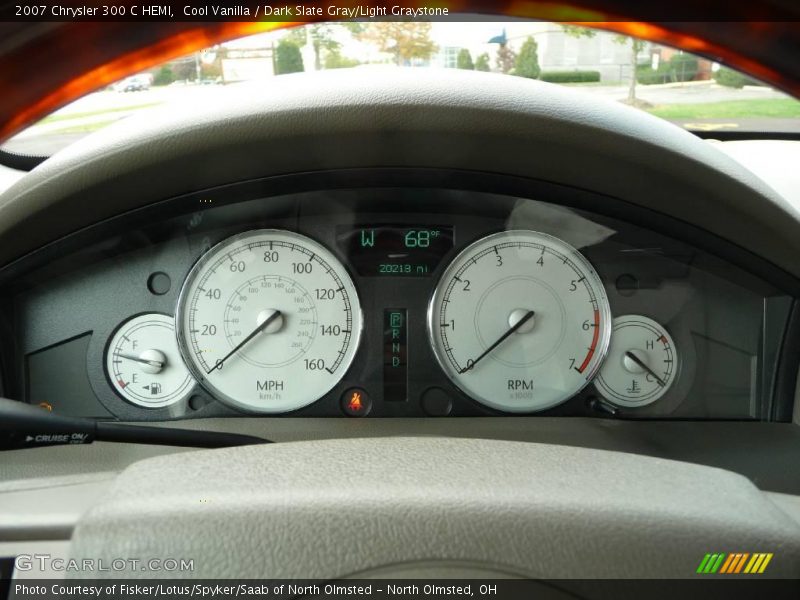 Cool Vanilla / Dark Slate Gray/Light Graystone 2007 Chrysler 300 C HEMI