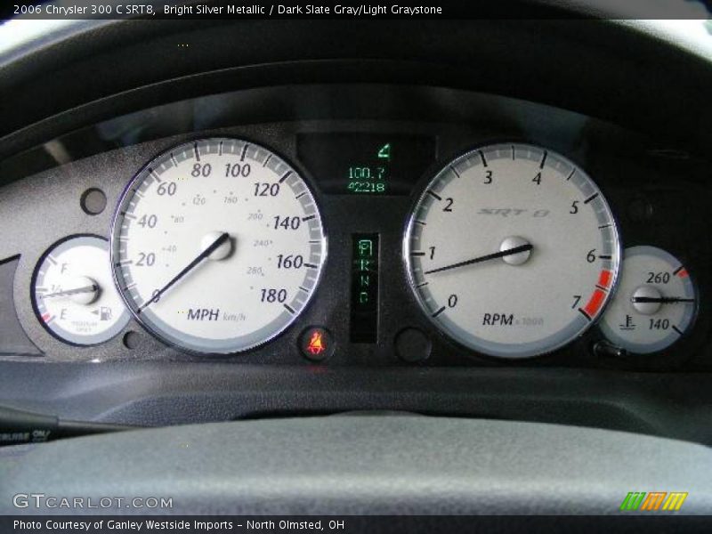 Bright Silver Metallic / Dark Slate Gray/Light Graystone 2006 Chrysler 300 C SRT8