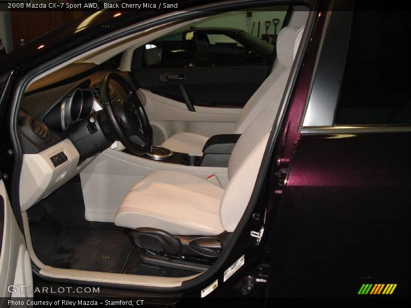 Black Cherry Mica / Sand 2008 Mazda CX-7 Sport AWD
