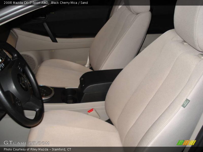 Black Cherry Mica / Sand 2008 Mazda CX-7 Sport AWD