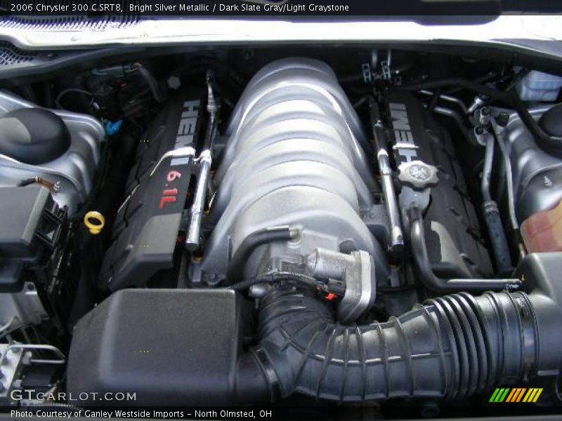 Bright Silver Metallic / Dark Slate Gray/Light Graystone 2006 Chrysler 300 C SRT8