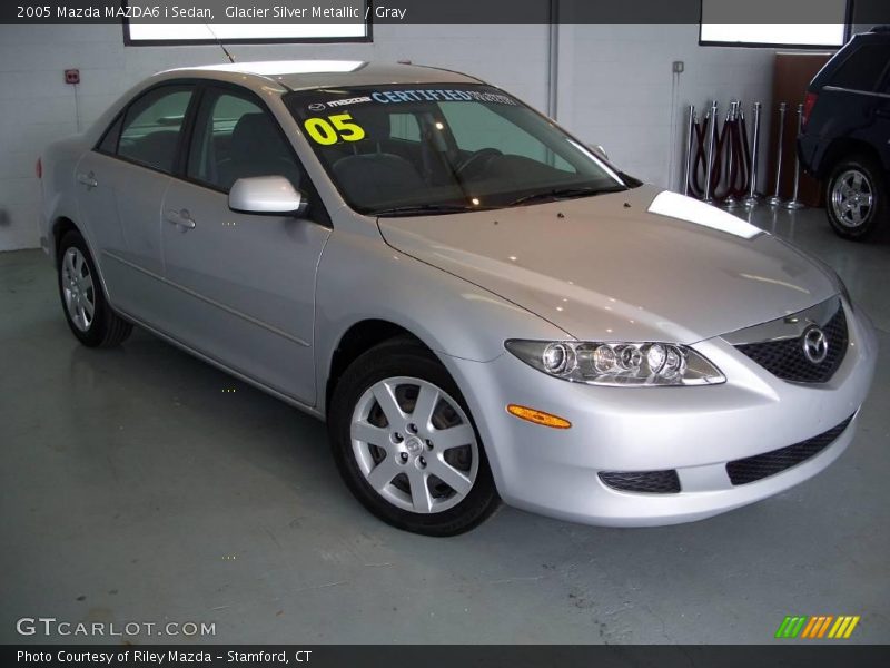 Glacier Silver Metallic / Gray 2005 Mazda MAZDA6 i Sedan