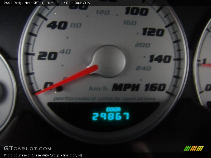 Flame Red / Dark Slate Gray 2004 Dodge Neon SRT-4