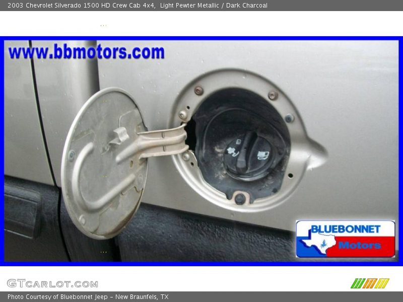 Light Pewter Metallic / Dark Charcoal 2003 Chevrolet Silverado 1500 HD Crew Cab 4x4