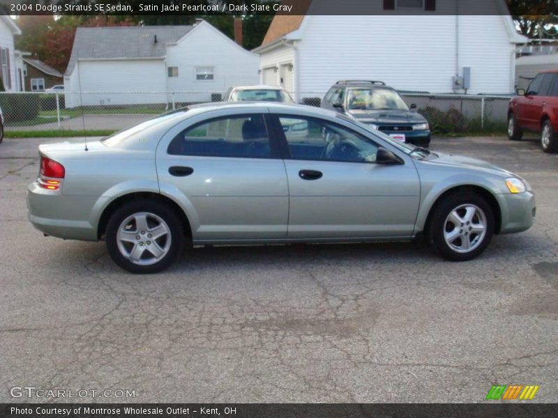 Satin Jade Pearlcoat / Dark Slate Gray 2004 Dodge Stratus SE Sedan