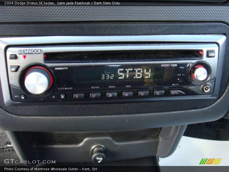 Satin Jade Pearlcoat / Dark Slate Gray 2004 Dodge Stratus SE Sedan