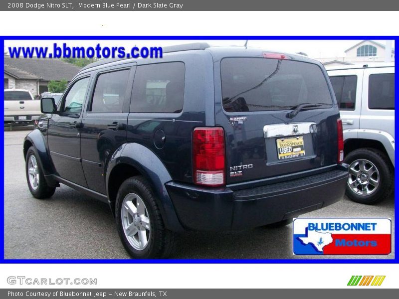 Modern Blue Pearl / Dark Slate Gray 2008 Dodge Nitro SLT