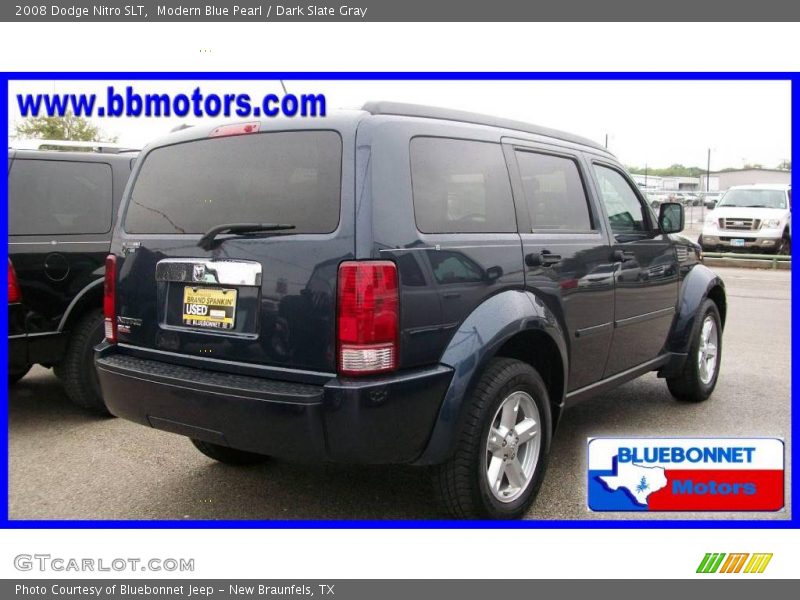 Modern Blue Pearl / Dark Slate Gray 2008 Dodge Nitro SLT