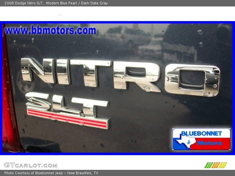 Modern Blue Pearl / Dark Slate Gray 2008 Dodge Nitro SLT