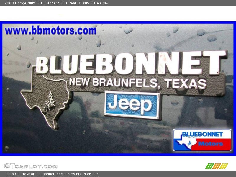 Modern Blue Pearl / Dark Slate Gray 2008 Dodge Nitro SLT