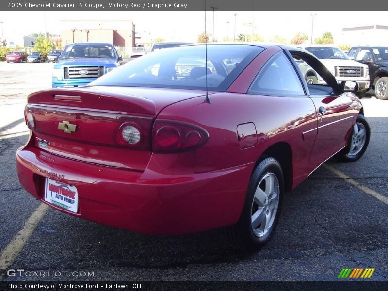 Victory Red / Graphite Gray 2005 Chevrolet Cavalier LS Coupe