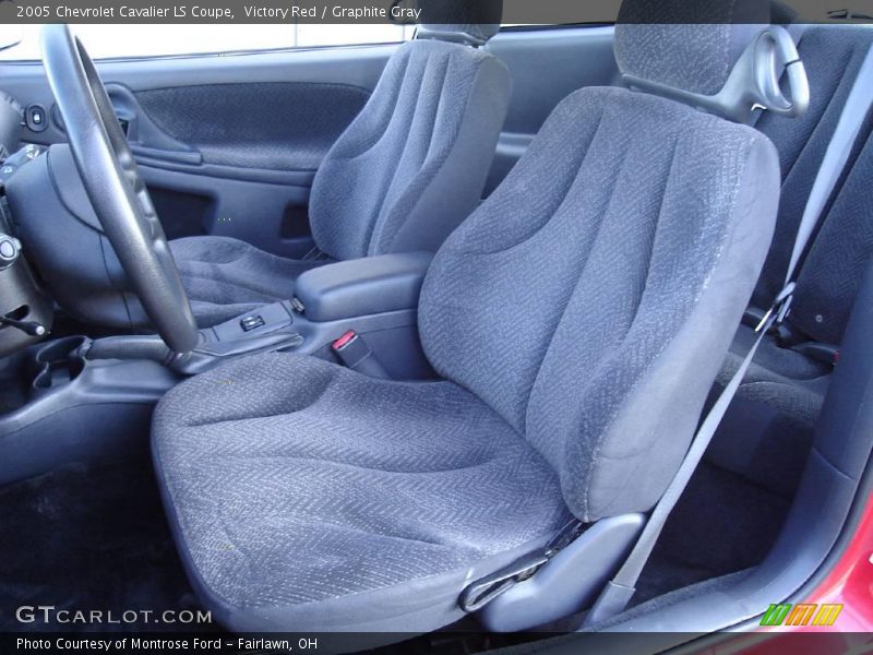Victory Red / Graphite Gray 2005 Chevrolet Cavalier LS Coupe