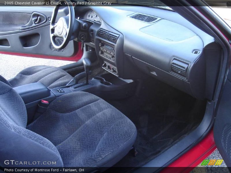 Victory Red / Graphite Gray 2005 Chevrolet Cavalier LS Coupe