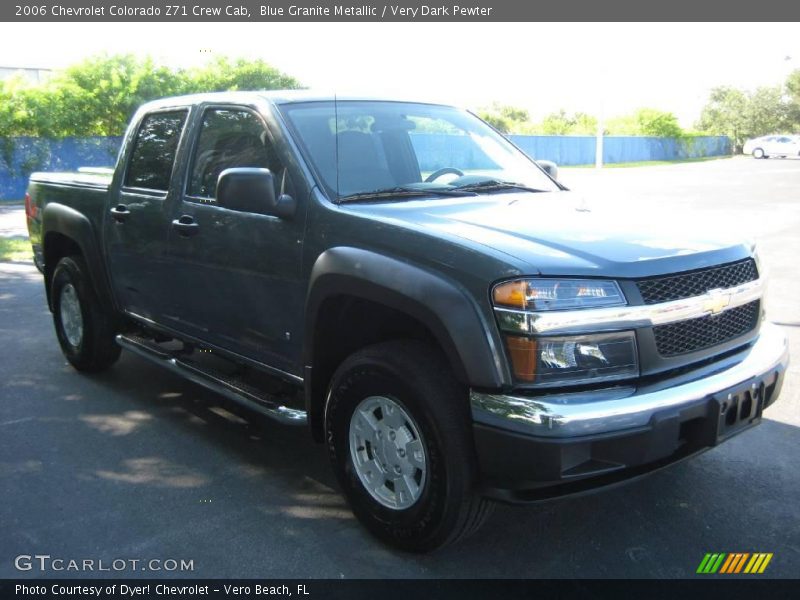 Blue Granite Metallic / Very Dark Pewter 2006 Chevrolet Colorado Z71 Crew Cab