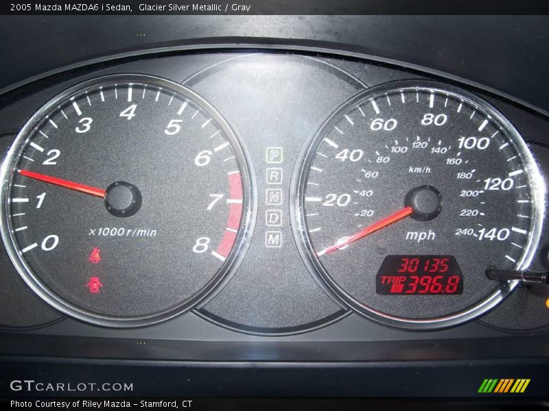 Glacier Silver Metallic / Gray 2005 Mazda MAZDA6 i Sedan