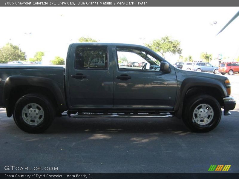 Blue Granite Metallic / Very Dark Pewter 2006 Chevrolet Colorado Z71 Crew Cab