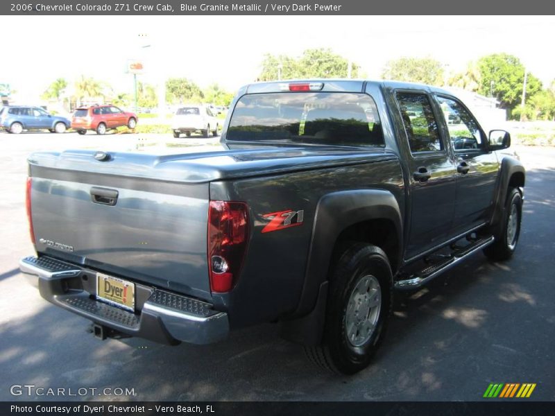 Blue Granite Metallic / Very Dark Pewter 2006 Chevrolet Colorado Z71 Crew Cab