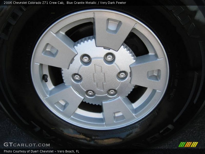 Blue Granite Metallic / Very Dark Pewter 2006 Chevrolet Colorado Z71 Crew Cab