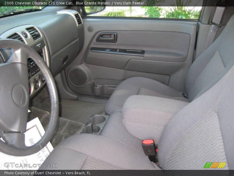 Blue Granite Metallic / Very Dark Pewter 2006 Chevrolet Colorado Z71 Crew Cab