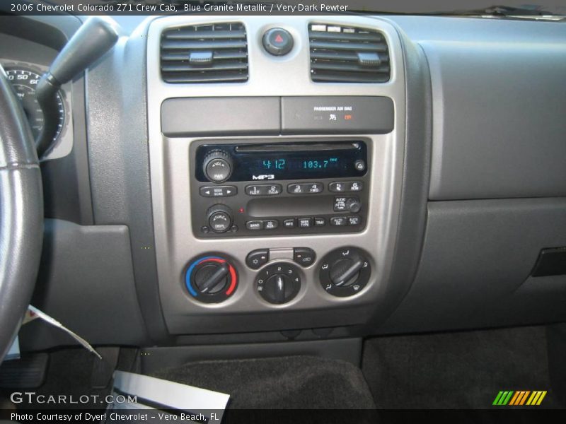 Blue Granite Metallic / Very Dark Pewter 2006 Chevrolet Colorado Z71 Crew Cab