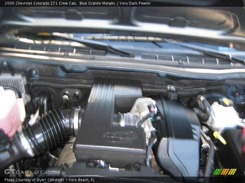 Blue Granite Metallic / Very Dark Pewter 2006 Chevrolet Colorado Z71 Crew Cab