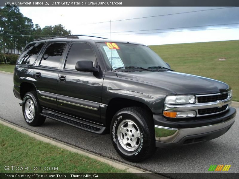 Dark Gray Metallic / Gray/Dark Charcoal 2004 Chevrolet Tahoe LS