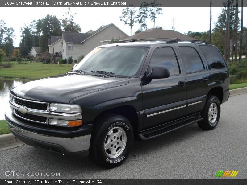 Dark Gray Metallic / Gray/Dark Charcoal 2004 Chevrolet Tahoe LS