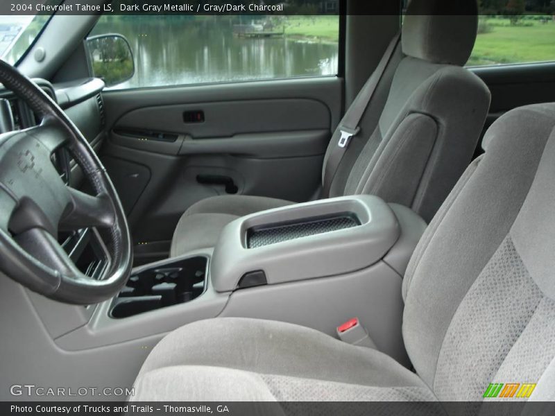 Dark Gray Metallic / Gray/Dark Charcoal 2004 Chevrolet Tahoe LS