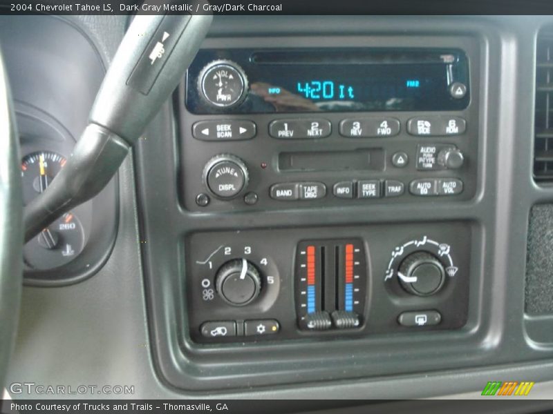 Dark Gray Metallic / Gray/Dark Charcoal 2004 Chevrolet Tahoe LS