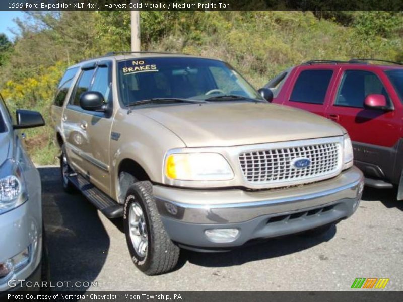 Harvest Gold Metallic / Medium Prairie Tan 1999 Ford Expedition XLT 4x4