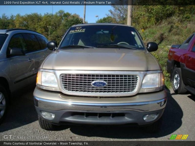 Harvest Gold Metallic / Medium Prairie Tan 1999 Ford Expedition XLT 4x4