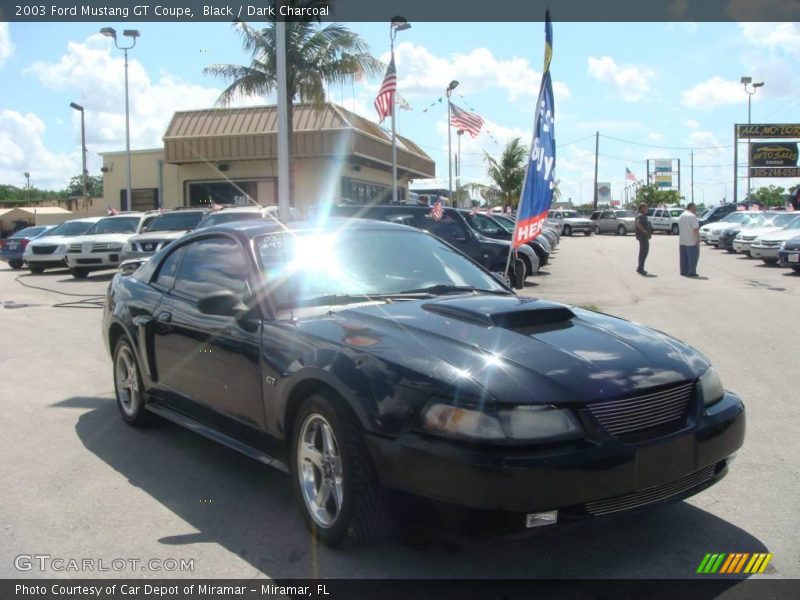 Black / Dark Charcoal 2003 Ford Mustang GT Coupe