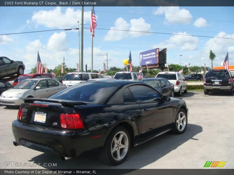 Black / Dark Charcoal 2003 Ford Mustang GT Coupe