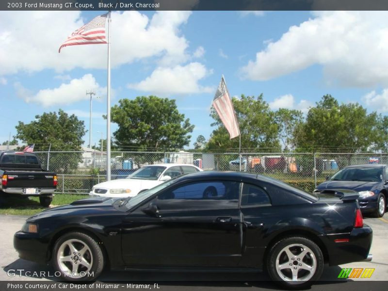 Black / Dark Charcoal 2003 Ford Mustang GT Coupe