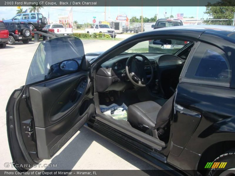 Black / Dark Charcoal 2003 Ford Mustang GT Coupe