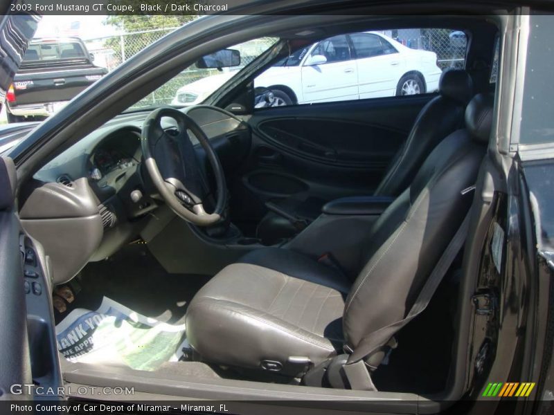 Black / Dark Charcoal 2003 Ford Mustang GT Coupe