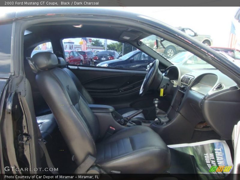 Black / Dark Charcoal 2003 Ford Mustang GT Coupe