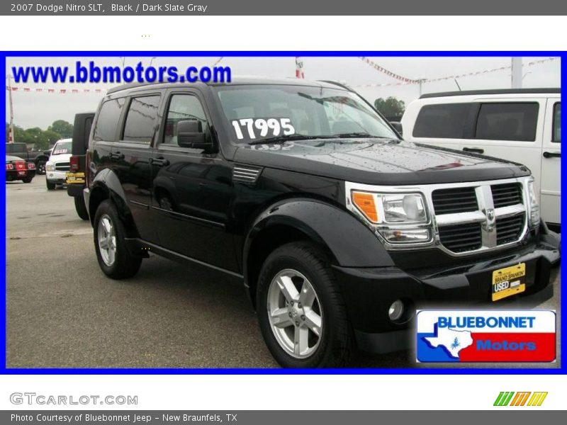 Black / Dark Slate Gray 2007 Dodge Nitro SLT