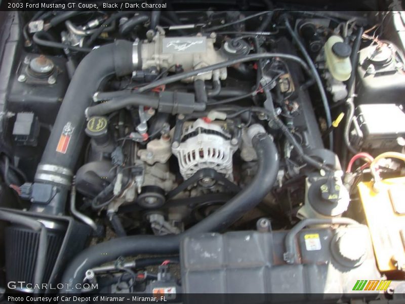 Black / Dark Charcoal 2003 Ford Mustang GT Coupe