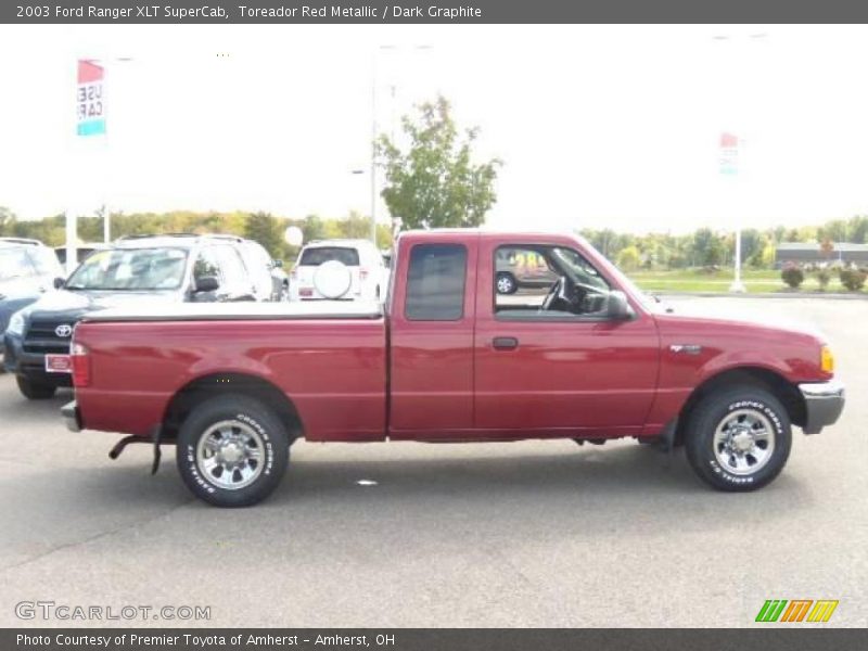 Toreador Red Metallic / Dark Graphite 2003 Ford Ranger XLT SuperCab