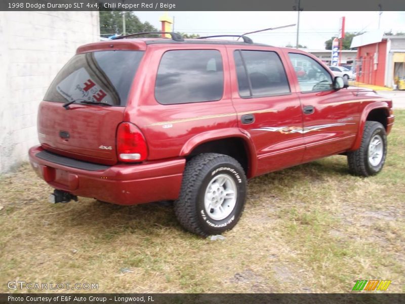 Chili Pepper Red / Beige 1998 Dodge Durango SLT 4x4