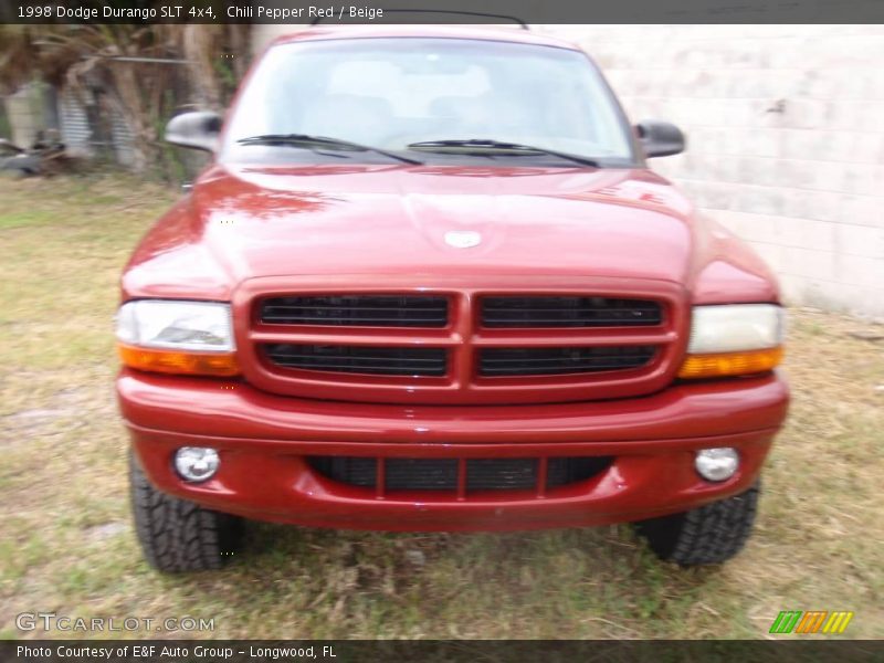 Chili Pepper Red / Beige 1998 Dodge Durango SLT 4x4
