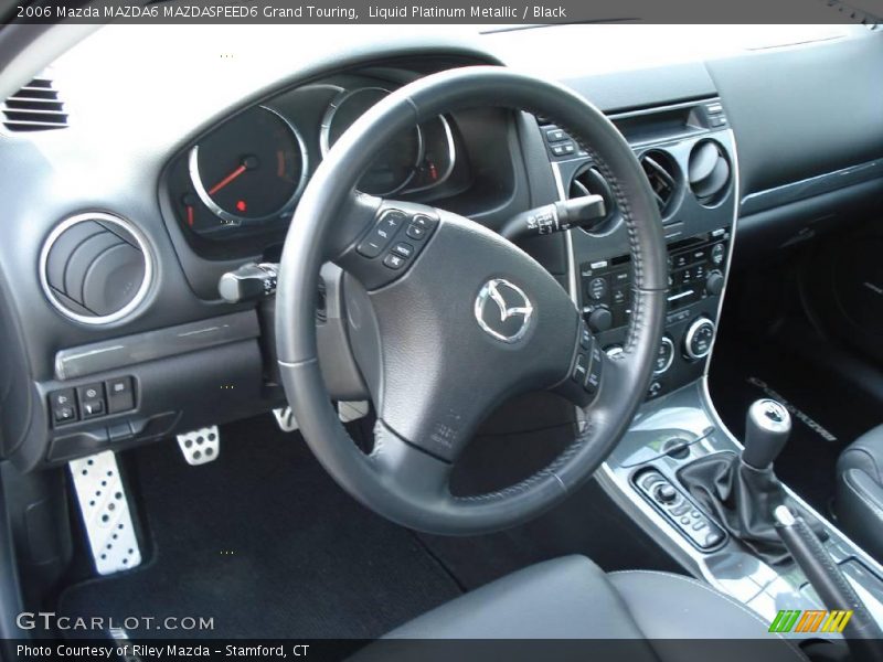 Liquid Platinum Metallic / Black 2006 Mazda MAZDA6 MAZDASPEED6 Grand Touring