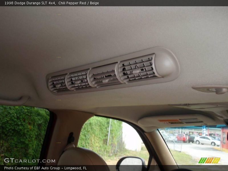 Chili Pepper Red / Beige 1998 Dodge Durango SLT 4x4